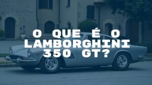 Lamborghini 350 GT parked in classic Italian setting, vintage sports car, elegant design, sleek silver body, luxurious interior, 1960s style, professional photography.