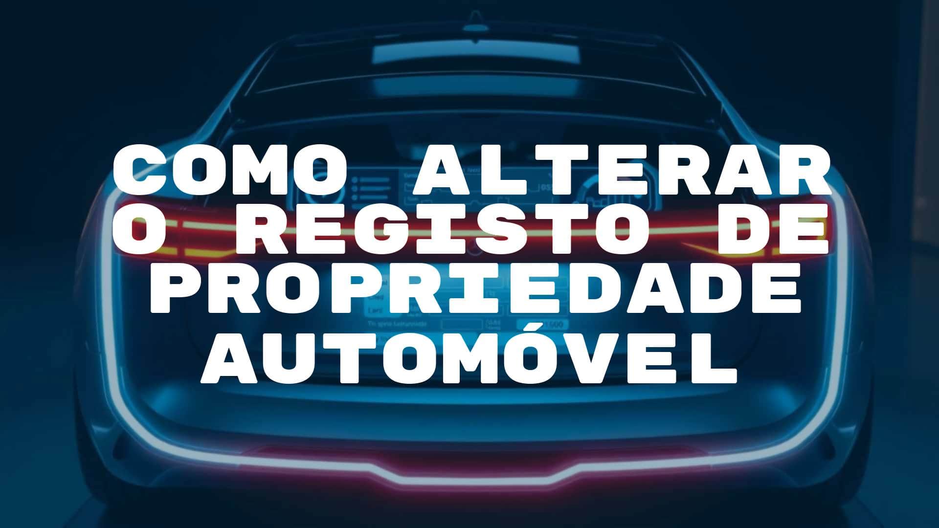 A modern car with a glowing license plate, futuristic digital interface overlay showing a property transfer form, sleek and professional, representing vehicle ownership change, digital theme.